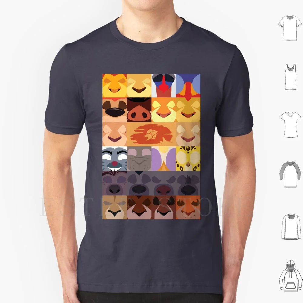 Lion Guard And Outlanders Icone Minimaliste T Shirt Diy Big Size 100% Cotton Lion King Lion Guard Outlanders Zira Lion King 2