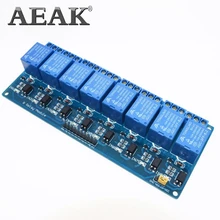 Aeak 8-канальный сетевой видеорегистратор 8-канальный реле контрольная панель, реле ПЛК 5V модуль для arduino горячая Распродажа в stock.8 дорожного движения 5V релейный модуль