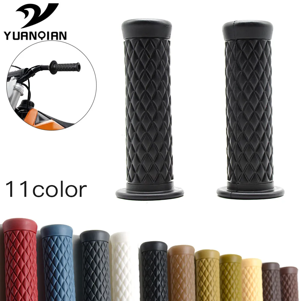Винтажная мотоциклетная ручка Protaper grip Dirt Pit Bike Grips 7/8 &quot22 мм руль для Honda CB500X CB750 CB650F