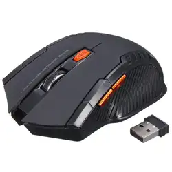 2,4 ГГц Беспроводная оптическая мышь новая игровая беспроводная мышь с приемником USB для ПК Игровые ноутбуки настольные геймерские мыши