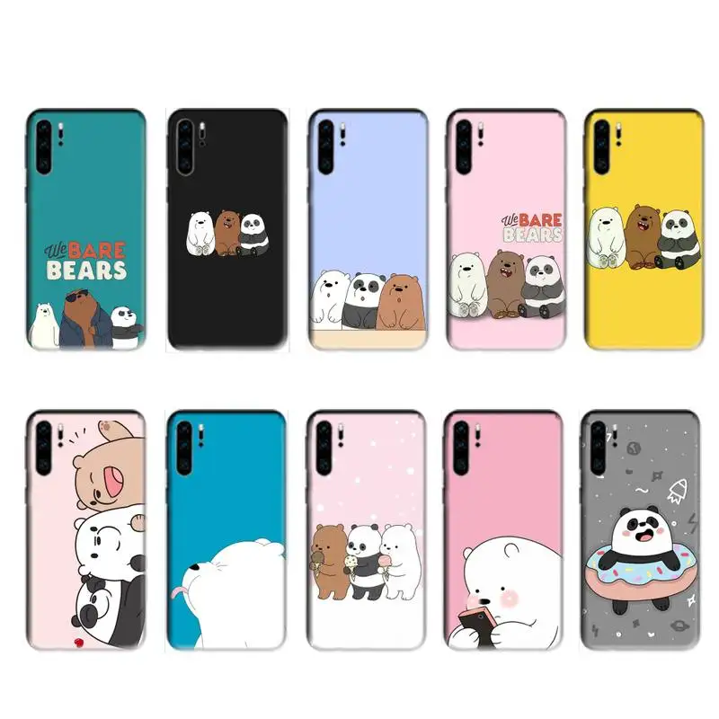 Чехол We are bears для huawei p20 p30 p40 pro mate 10 20 30 lite p smart y7 2019 plus nova 3I чехлы Обложка|Бамперы| |