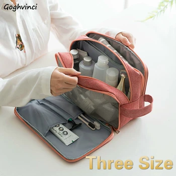 

Cosmetic Bags Striped Large Capacity Unisex Simple Portable Travel Bag Waterproof Toiletries Organizer Makeup Bags Multifunction