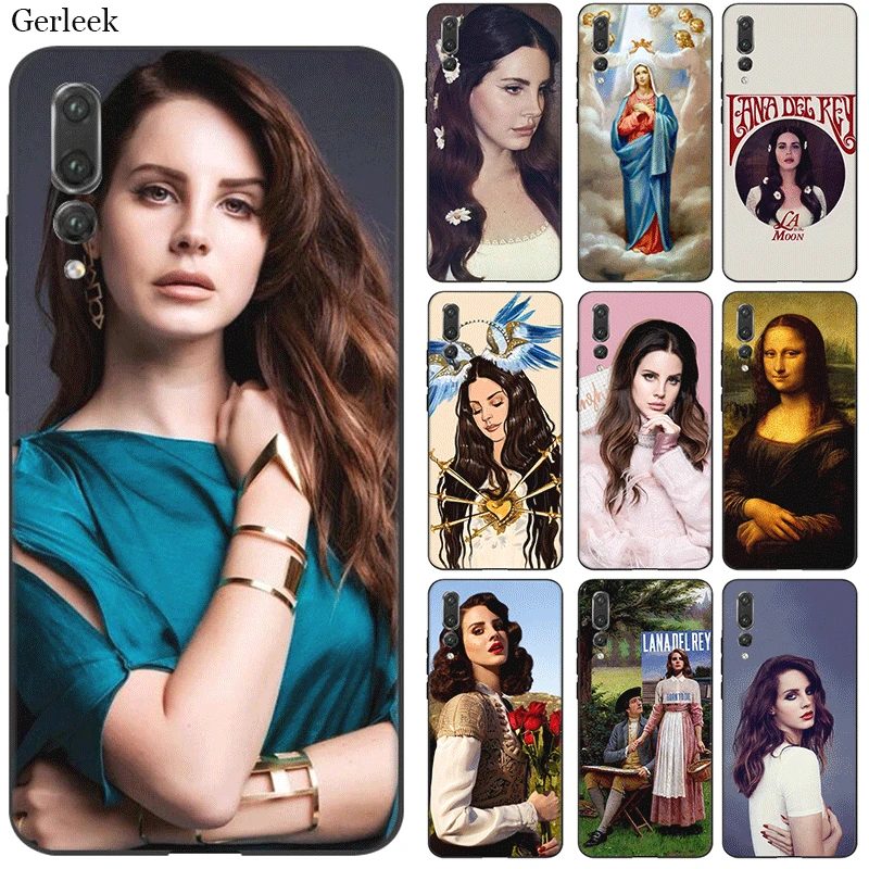 Silicone Soft TPU Phone Case For Huawei Honor 20S 8A 8X 20 9X Pro 10 Note 8C Cover Singer Lana Del Rey | Мобильные телефоны и