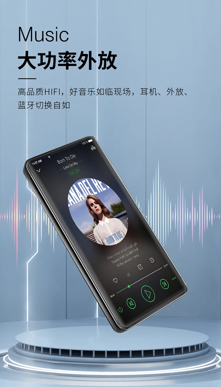 Newest Update M200 /M390 WIFI android WIFI 2+16GB Memory MP3 player bluetooth music player bt 5.0 touch screen mp3