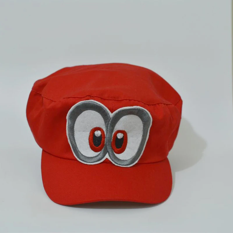 Головной убор для игры в Super Mario Bros Odyssey реквизит косплея хлопковая Красная шапка