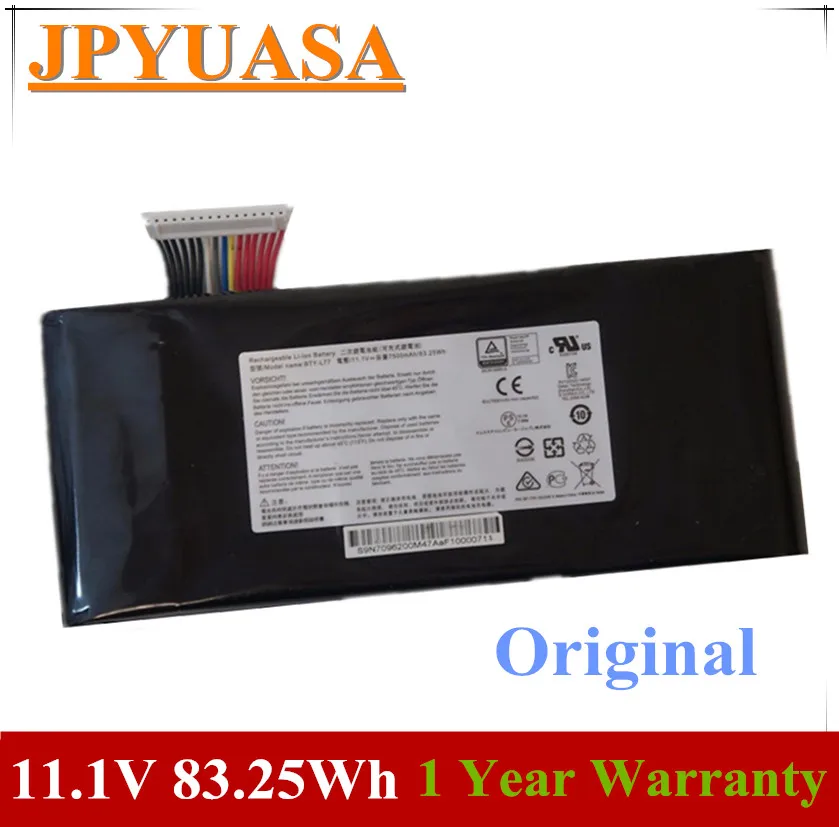 Аккумулятор для MSI GT72 2QD GT72S 6QF GT80 2QE WT72 BTY-L77 2PE-022CN 2QD-1019XCN 2QD-292XCN | Компьютеры и офис