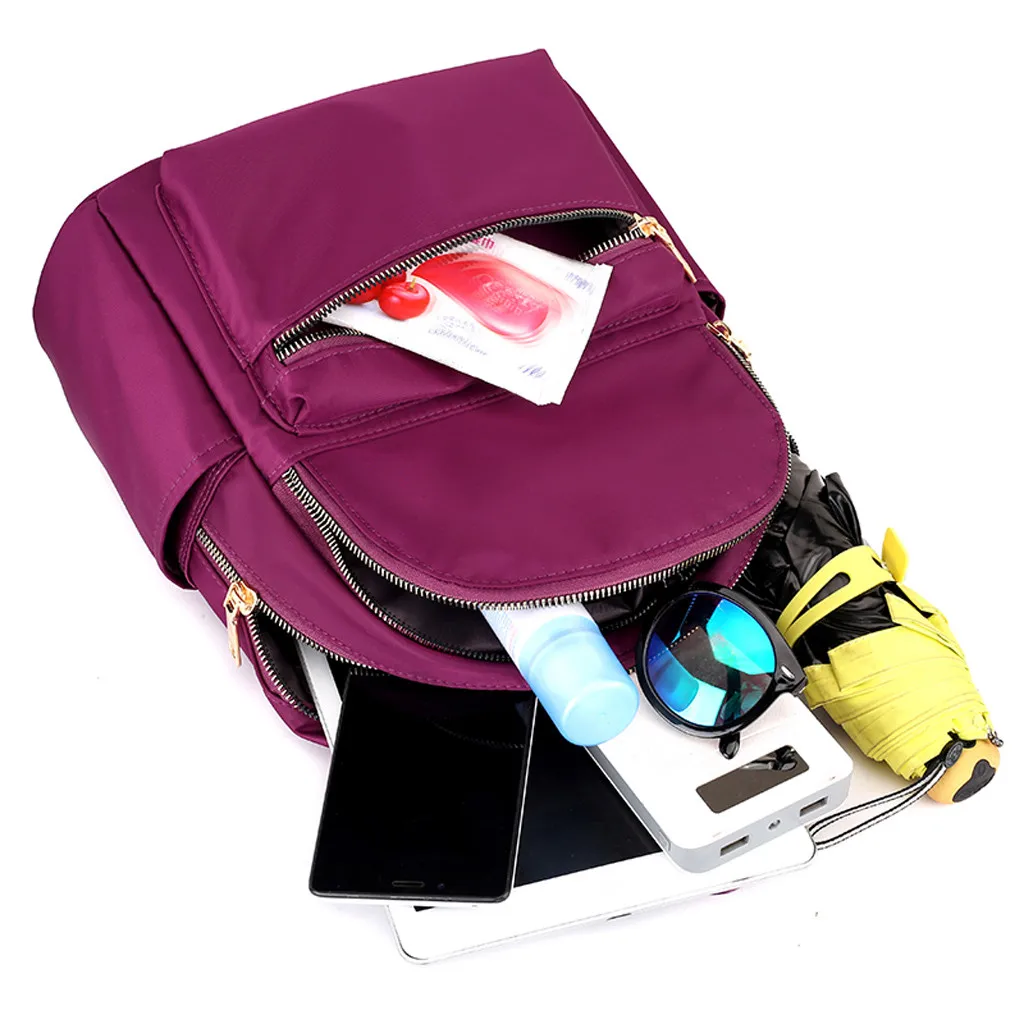 Модный рюкзак для женщин, рюкзак для отдыха, Женский нейлоновый ранец с водонепроницаемой крышей, повседневные дорожные сумки для девочки-подростки школьного возраста, рюкзак 729