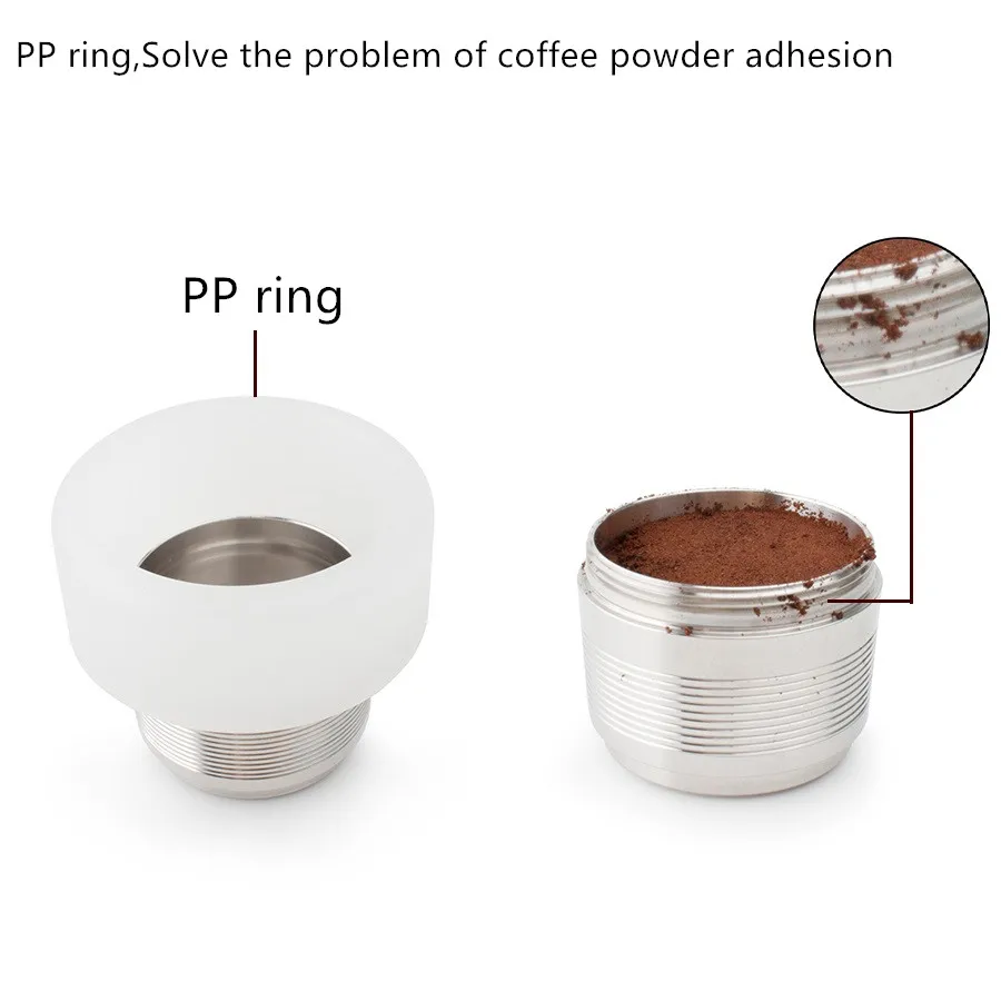 Capsulone/совместима с illy Кофеварка/нержавеющая сталь металлическая пополняемая