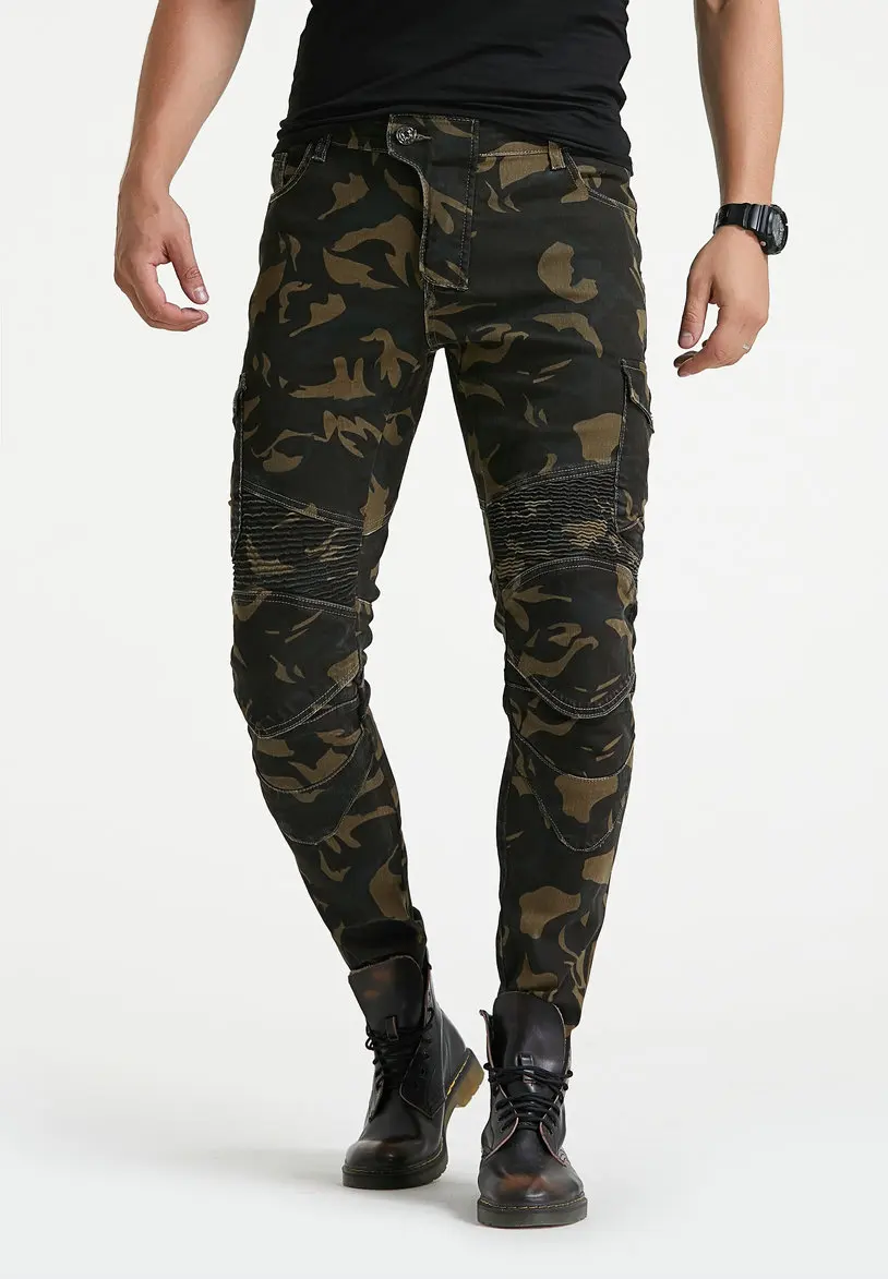 camo motorcycle jeans