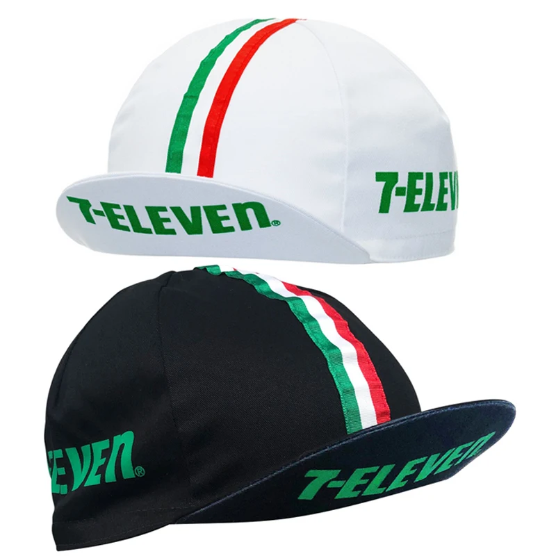 Retro Cycling Cap White Black Bike Hat One Size Fits Most cycling caps,sports headwear