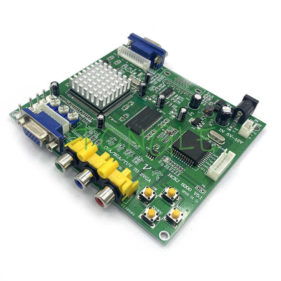 GBS 8200 Video Converter CGA / EGA YUV RGB для VGA Game De Arcade монитор Джамма LCD|Игры с монетами| |