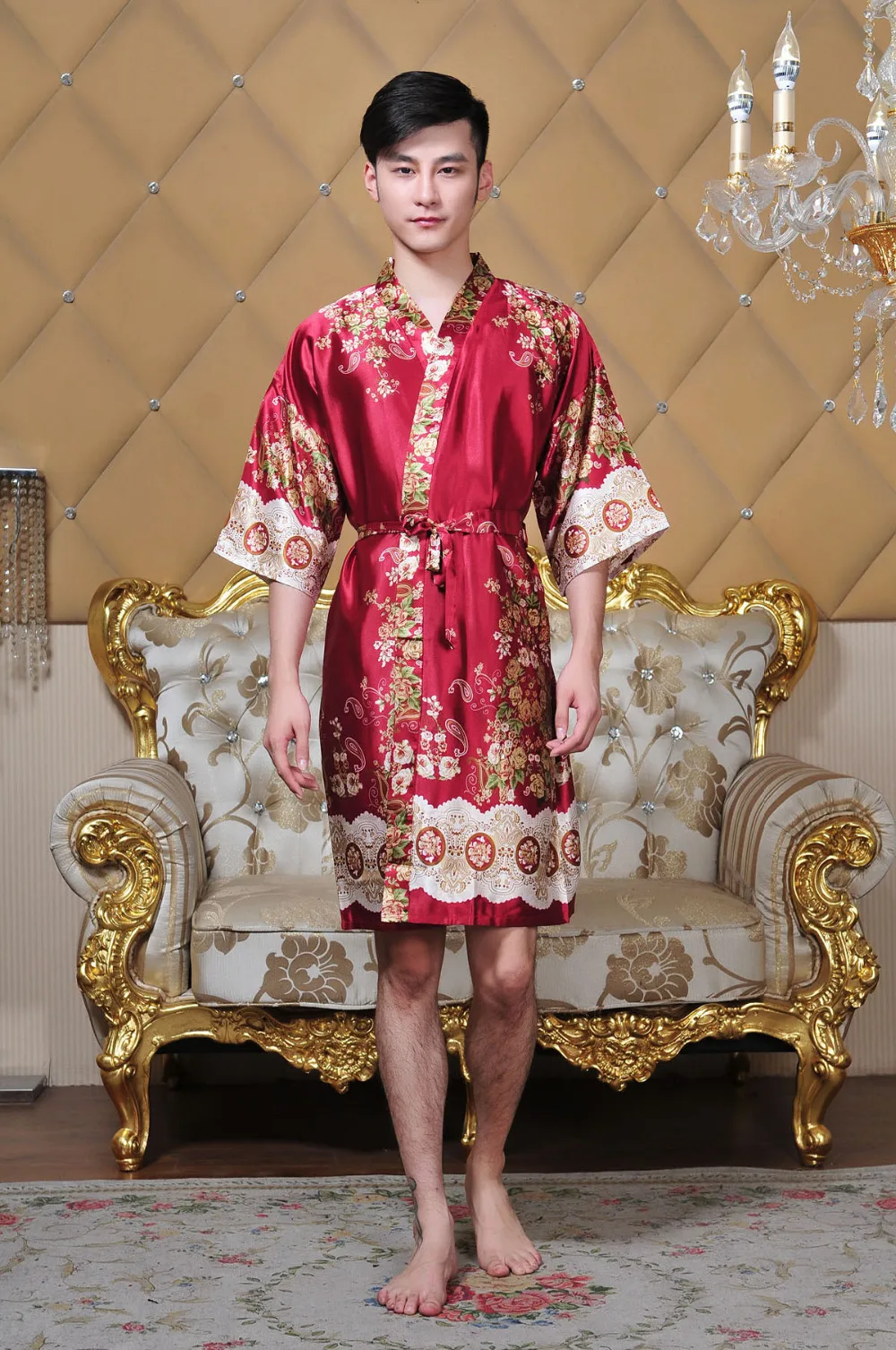 Da Flor do Estilo Chinês Sleepwear Intimate