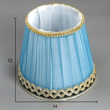 

Lampshade E14 blue 14х14х12 cm 4460010