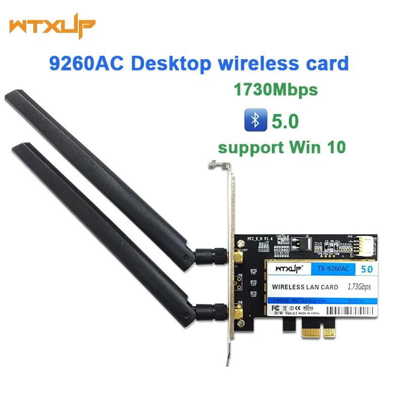 wireless-ac-9260-ac-for-intel-9260ac-9260ngw-1730mbps-pci-e-pcie-1x