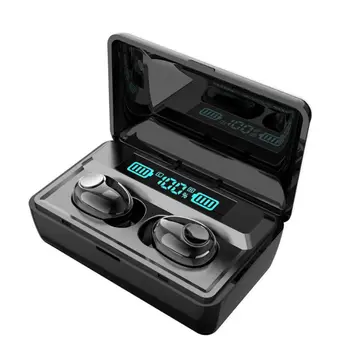 

Bluetooth 5.0 Headset T10 TWS Wireless Headphones Earbuds LED Display Earphones LX9A