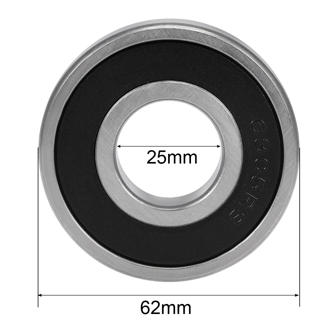 Uxcell 6305-2RS шарикоподшипник 25x62x17 мм двойной герметичный ABEC-3 подшипники 2 шт