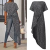 Low Cost Blouse Sexy Office-Shirts Party-Tops Blusas Women Tunic Long Striped Plus-Size Ladies 4000330691519