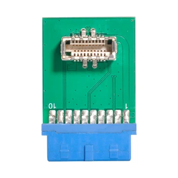 

CY Chenyang USB 3.1 Front Panel Socket Key-B Type-E to USB 3.0 20Pin Header Male Extension Adapter for Motherboard