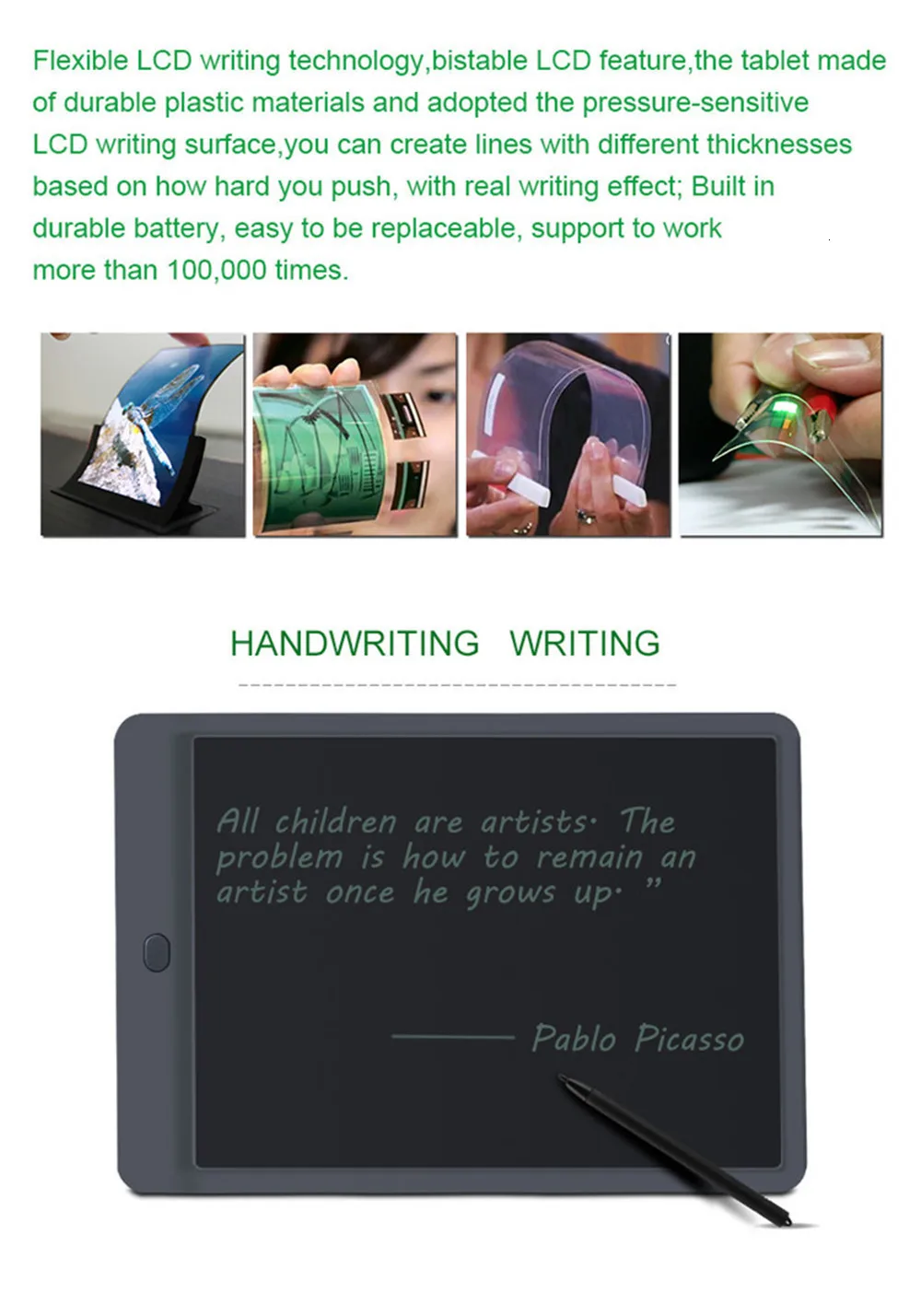Writing tablets 