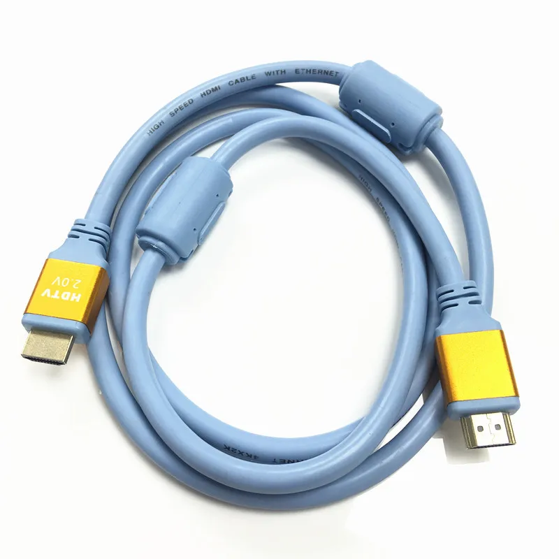 Hdmi-hdmi кабель 1M 2m 3m 5m 3D 2 0 K Male-Male высококачественный позолоченный HDMI адаптер для