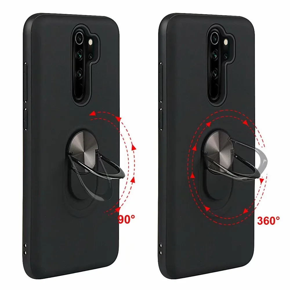 KDTONG чехол для Xiaomi Redmi Note 8 Pro Чехол Luxurry магнитное кольцо мягкое силиконовое
