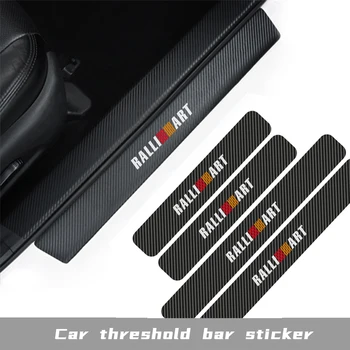 

Car Door Sill Cover Carbon Fiber Anti Scratch Scuff Universal Protectors Stickers For Mitsubishi RALLIART Lancer Car Accessories