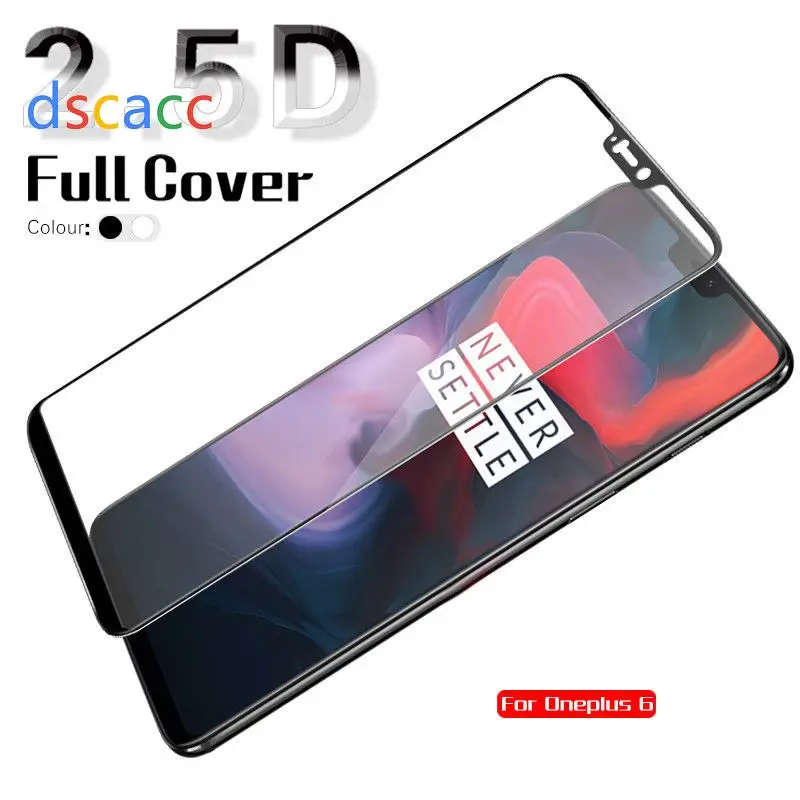 Dscacc полное Закаленное стекло протектор экрана для One Plus 6 5 3 3t 5T 100 шт