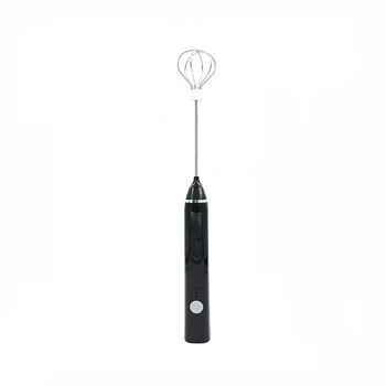 

3 Gear Stainless Steel Handheld Electric Milk Frother, Electric Egg Blender Rechargeable Foam Maker Electric Whisk