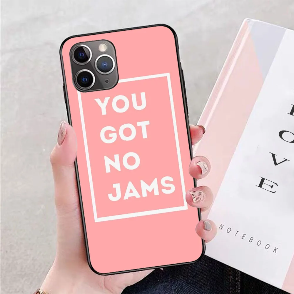 

Bangtan Sonyeondan You Got No Jams soft TPU border phone case for iphone 11PRO 11PROMAX 11 X XS XR XSMAX 6 plus 7 7plus 8 8plus