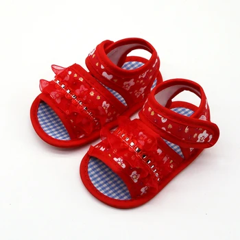

New 0-18M Infant Baby Flowers Lace Shoes Toddler Girls Spring Summer Children Footwear First Walkers