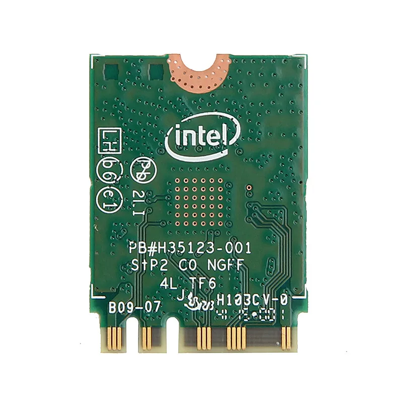 network adapter intel 3165 3165NGW 3165AC Dual Band Wireless AC + Bluetooth4.2 Mini NGFF wifi card 802.11AC 4.2 433Mbps NGFF  Wireless Card 3160 network card