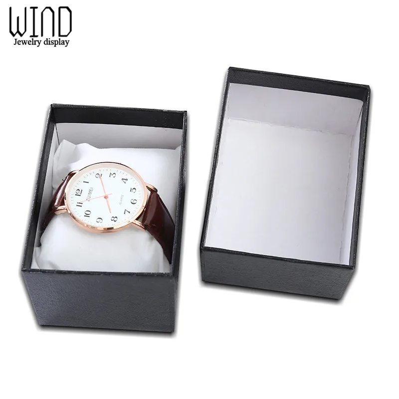 

Wholesale 6 Color Cardboard Watch Box Bracelet Jewelry Box Man Watch Gift Boxes Showed Case 10.5*7.5*7cm Factory Direct Selling