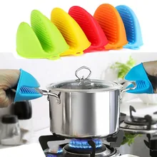 2 шт. силиконовые изоляционные перчатки, кухонные принадлежности, микроволновая печь, нагретая печь, устойчивая к пальчиковой манжете, анти-скальдинг, скользящий зажим кулинарные рукавицы