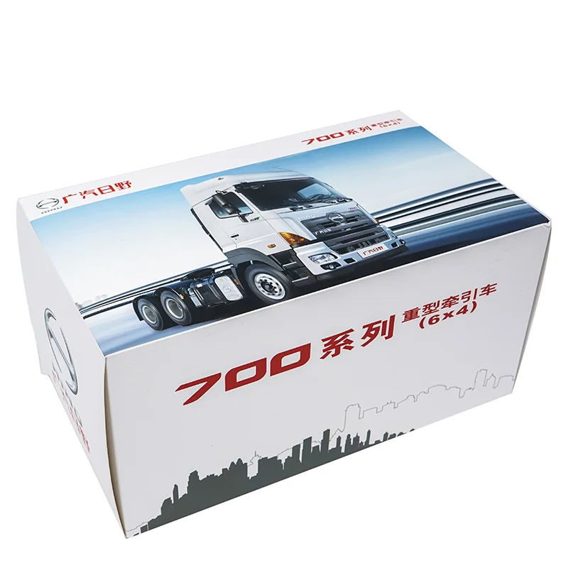 1:24 HINO 700 сверхмощный для трактора, прицепа, грузовика, литые модели для коллекционного подарка с быстрой доставкой