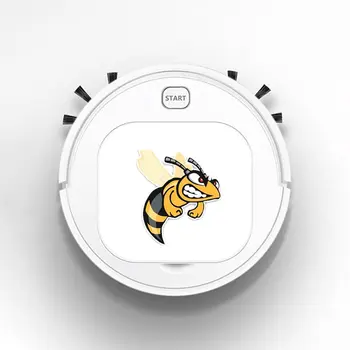 

Auto USB Sweeping 1800Pa Multifunction Smart Robot Vacuum Cleaner Dry Wet Floor Cleaner Lovely Angry Hornets Colored