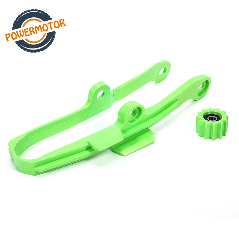 

Motorcycle Green Chain Slider Guide Swingarm Roller For KAWASAKI KXF250 KXF450 KX250F KX450F KXF 250 450 2009-2016 KX 250F 450F
