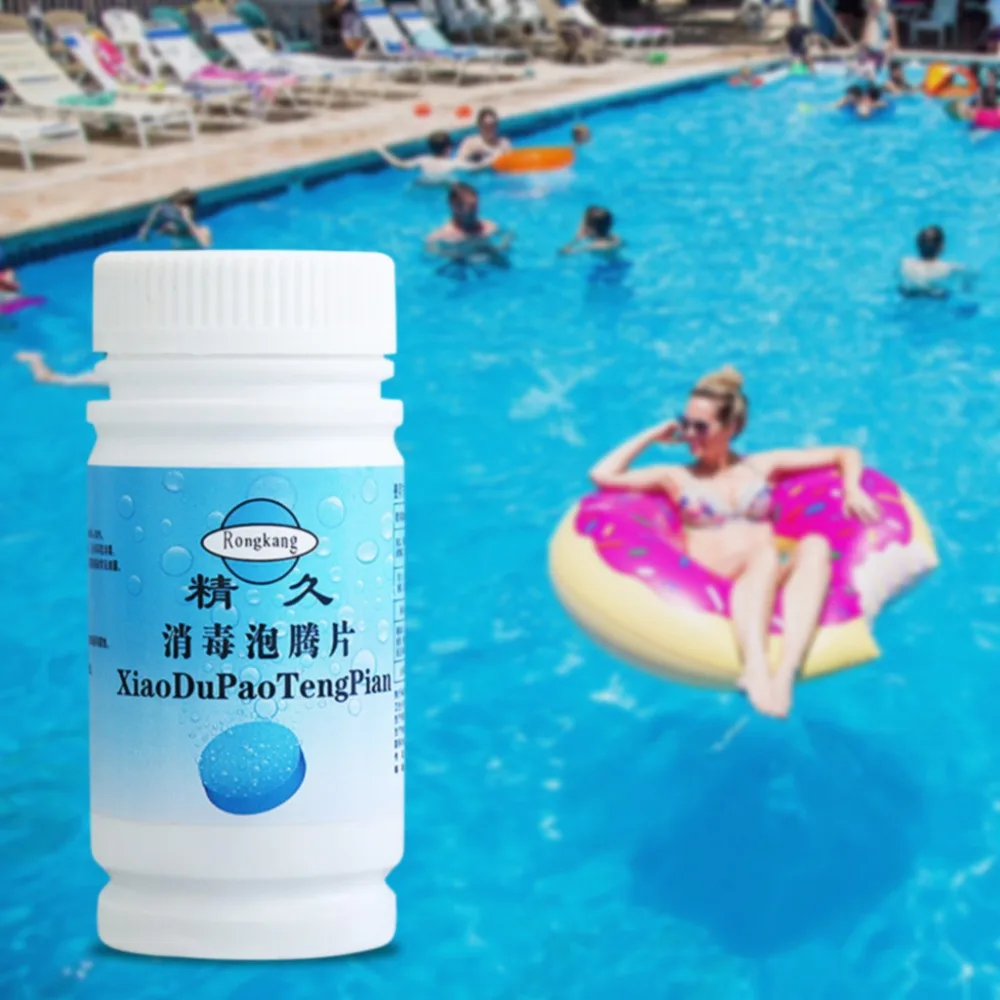 Хлорные таблетки для бассейна, очищающие эффективно защищают от бактерий Blgae и других веществ Chloortabletten Zwembad#2N26
