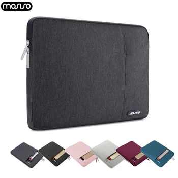 

MOSISO 11 13 13.3 14 15 inch Notebook Sleeve Polyester Laptop Bag Case for New Macbook Pro13 Touch Bar 2017 2018 2019 Mac Air 13