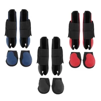 1 Pair Horse Leg Boots Hind or Front Leg Protect Wraps Horse Travel Boots Leg Protection WRAP Equestrian Equipment 1