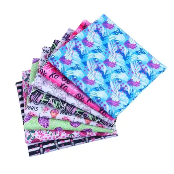 

50 * 145Cm fashion Pattern Polyester Cotton Fabric Patchwor Printed For Tissue Kids Home Textile For Sewing Doll Dress Curtain