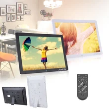 Andoer обновленный 17 в светодиодный цифровой фоторамка электронное изображение фотоальбом 1080P 1920*1080 Высокое разрешение прокрутки