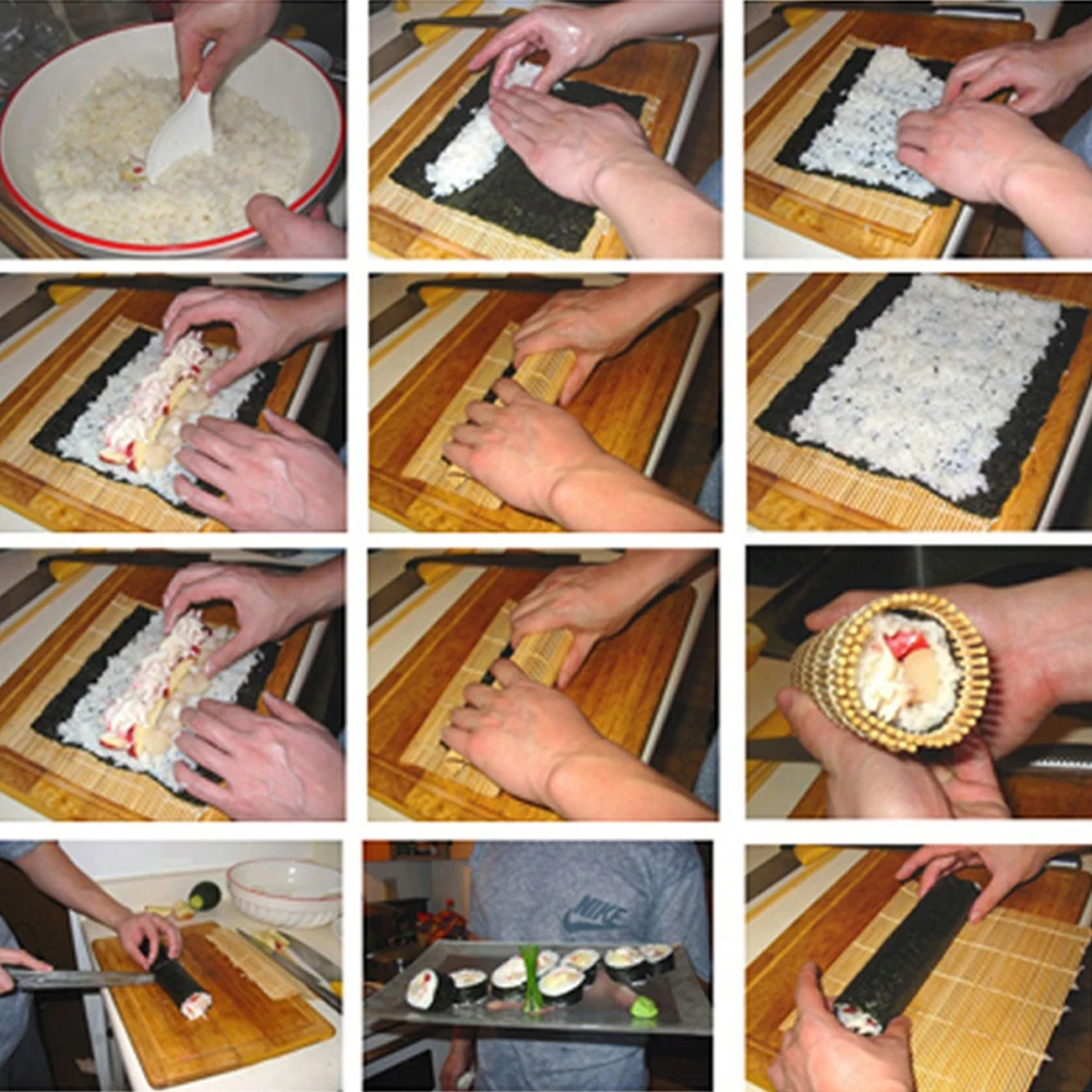 Роликовый Набор DIY Sushis Maker форма для риса плесень домашняя кухня Sushis ролл делая инструмент обеденные Инструменты гаджеты