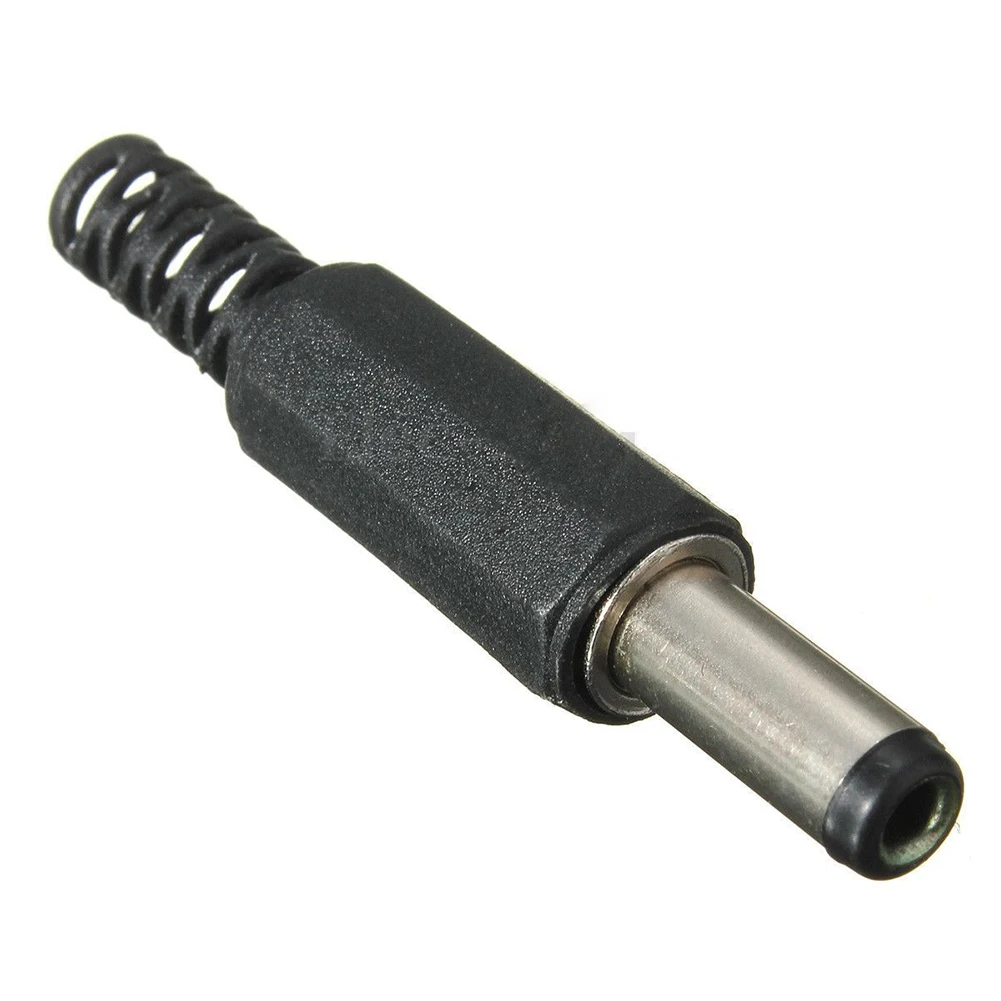 

1pcs 5.5*2.1 DC Male Jack DC Power Plug Socket Jack Adapter Connector CCTV Cameras Socket Adapter HI