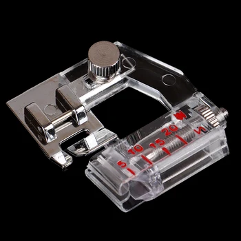 

Adjustable Bias Tape Binding Foot Snap On Presser Foot For Brother Sewing Machine Accessories