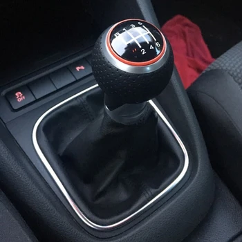 

5 6 Speed Car Styling Gear Shift Knob For VW Passat B5 B6 B5 Golf MK7 Skoda Seat Audi A3 A4 A5 A6 Q5 S4 S5 B6 B7 B8 8K 8T S Line