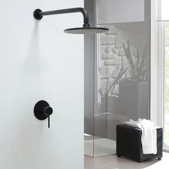 

Yiyu brand all copper dumb dark shower shower shower set faucet