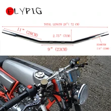 Хром 7/8 перетащите Стиль бар мотоцикла руль для Harley Пользовательские измельчитель брат крыса кафе