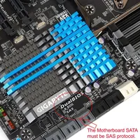 זווית ישרה OULLX מקצועי SFF-8482 SAS ל SATA 180 ממיר מתאם תואר 90 זווית ישרה הראש ישר לוח האם (2)
