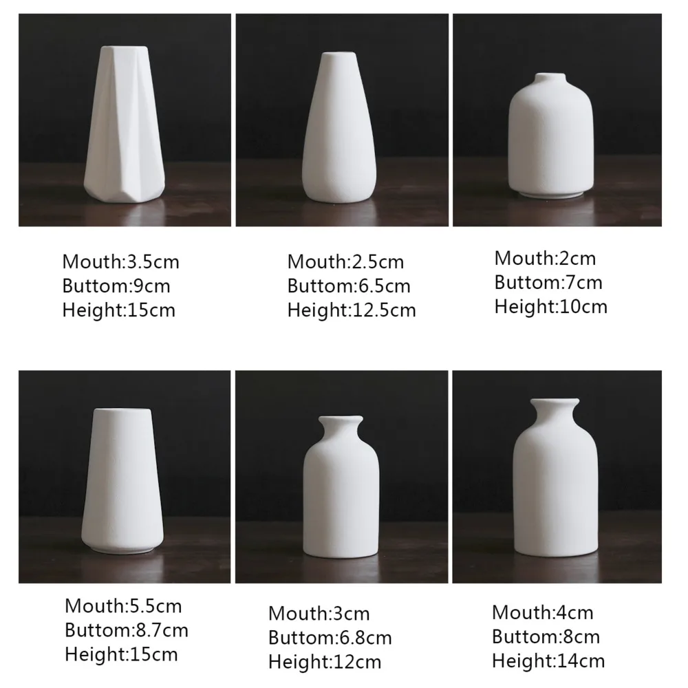 Porcelain Classic Ceramic Bottle Creative Home Ceramic Vase Decoration Hydroponic Small Vase Flower Vases For Homes