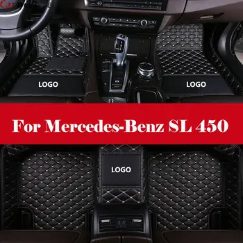 

Custom Fit Luxury XPE Leather Waterproof 3D Surrounded Full Set Car Floor Mats car styling For Mercedes-Benz SL 450